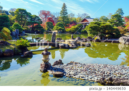 紅葉のある風景 桂離宮 紅葉のある風景 桂離宮 140449630
