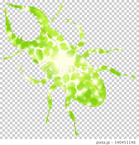 クワガタムシのイラスト 140451148