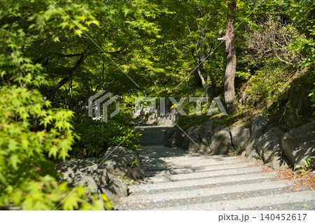 東福寺 洗玉澗 三ノ橋川につながる石段2 東福寺 洗玉澗 三ノ橋川につながる石段2 140452617