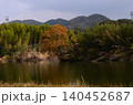 水がめの郷の紅葉風景 140452687