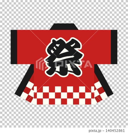 紅色節日法被的插圖 140452861