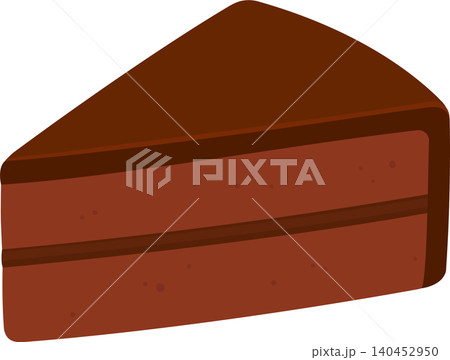 Sachertorte chocolate cake slice Sachertorte chocolate cake slice 140452950