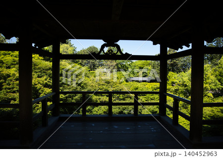 東福寺　通天台から望む生命力に溢れた青もみじ7 140452963