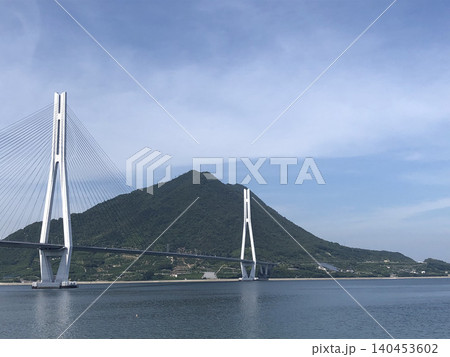 しまなみ海道・多々羅大橋と瀬戸内海の風景 しまなみ海道・多々羅大橋と瀬戸内海の風景 140453602