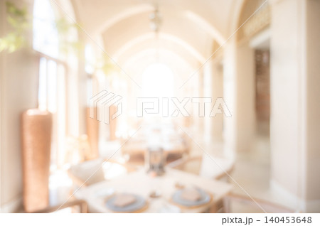 Abstract blurred restaurant interior background 140453648