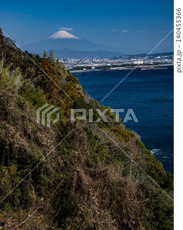 大崩海岸から見える富士山 大崩海岸から見える富士山 140455366