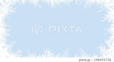 vector Frame of frozen ice effect. overlay background snowy. Grainy winter frozen border vector Frame of frozen ice effect. overlay background snowy. Grainy winter frozen border 140455716