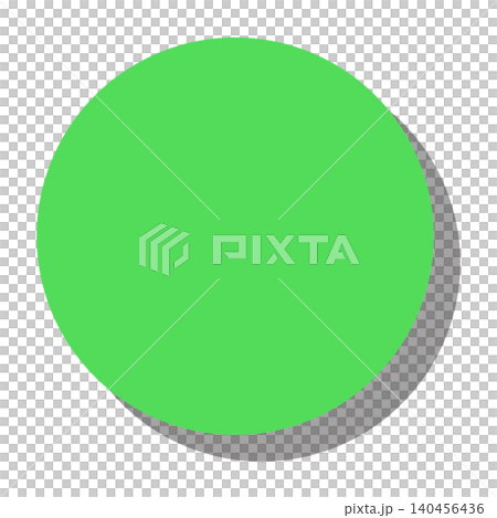 A green circle with a shadow in the bottom right corner, which can be used as a background or icon base. A green circle with a shadow in the bottom right corner, which can be used as a background or icon base. 140456436