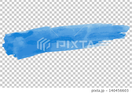 Blue brushstroke wavy brush stroke vector illustration material Blue brushstroke wavy brush stroke vector illustration material 140456603