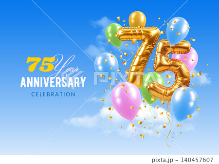 75 Year Anniversary Celebration Template 75 Year Anniversary Celebration Template 140457607