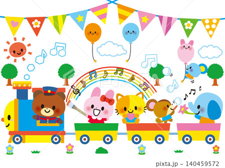汽車,動物,誕生日,幼稚園,保育園,花,かわいい,お祝い,パーティー,子供,幼児,保育所,保育,保育 140459572