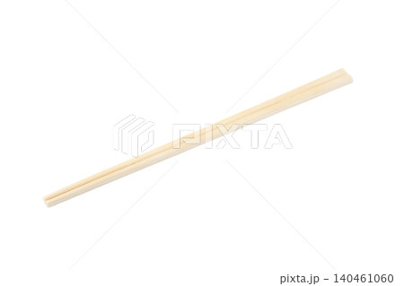 透明背景（png）に一膳の割り箸 140461060