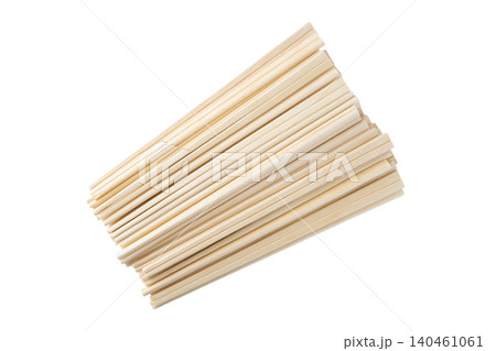 透明背景（png）にたくさんの割り箸 140461061