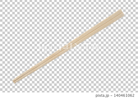 透明背景(png)に一膳の割り箸 透明背景(png)に一膳の割り箸 140461062