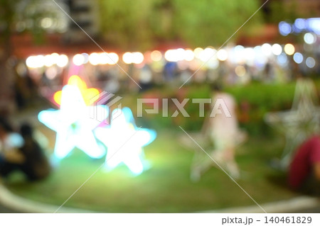 defocused light in the garden, celebration party event defocused light in the garden, celebration party event 140461829