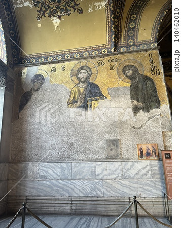 アヤソフィア モザイク_デイシス(最後の審判の祈願)_トルコ_イスタンブール アヤソフィア モザイク_デイシス(最後の審判の祈願)_トルコ_イスタンブール 140462010