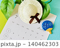 7月のカレンダー 140462303
