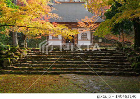 丹波紅葉三山の一つ兵庫県丹波市の高源寺秋の紅葉を撮影 140463140