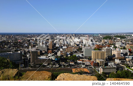 米子城跡からの風景 米子城跡からの風景 140464590