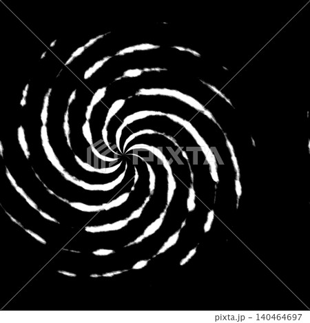 Spiral Vortex Abstract Pattern White on Black Background Spiral Vortex Abstract Pattern White on Black Background 140464697