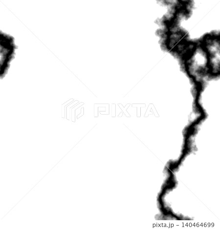Lightning Bolt Crack Texture Black on White Background Lightning Bolt Crack Texture Black on White Background 140464699