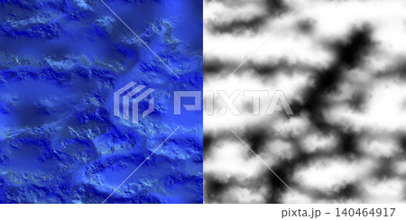 Dark Ethereal Smoke and Fractal Noise Displacement Map 140464917
