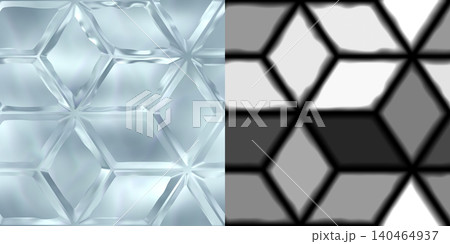 Blue Tinted Crystal Glass Texture and Height Map Set Blue Tinted Crystal Glass Texture and Height Map Set 140464937