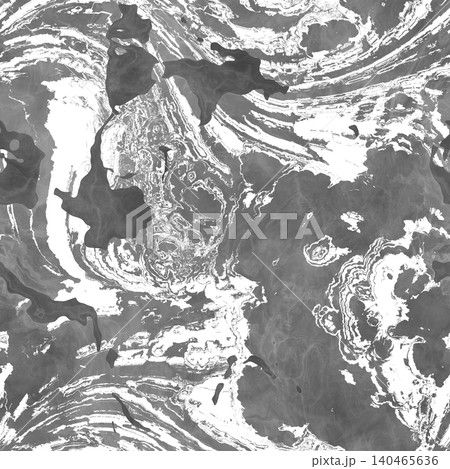 Abstract White Liquid Marble Swirl Texture on Black Abstract White Liquid Marble Swirl Texture on Black 140465636