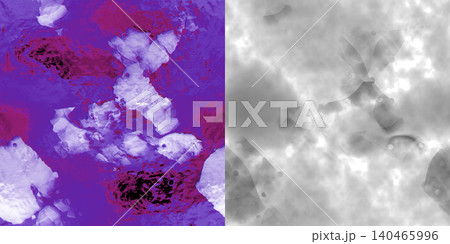 Abstract Cellular Geometric Pattern Greyscale Height Map 140465996