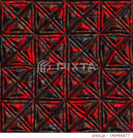 Seamless Lava Triangle Geometric Pattern Background Seamless Lava Triangle Geometric Pattern Background 140466877