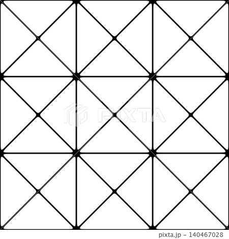 Minimalist Triangular Grid Wireframe Seamless Pattern Minimalist Triangular Grid Wireframe Seamless Pattern 140467028
