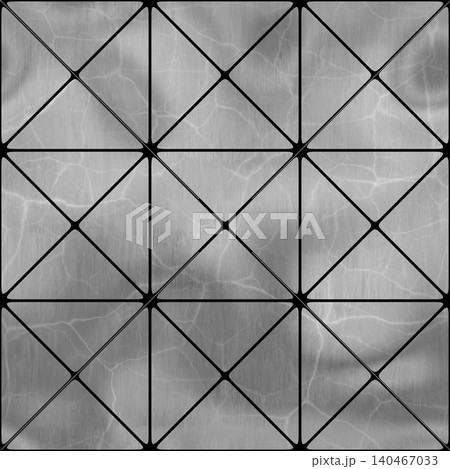Gray Marble Stone Texture with Black Triangle Grid Gray Marble Stone Texture with Black Triangle Grid 140467033