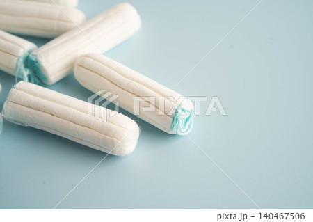 Cotton tampons for women hygiene menstrual period cycle protection. Cotton tampons for women hygiene menstrual period cycle protection. 140467506