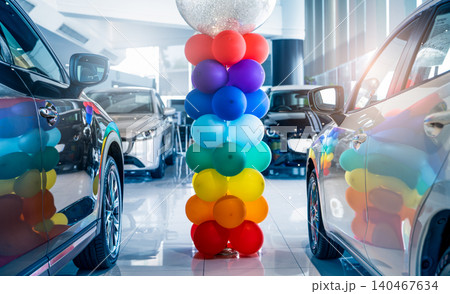 Car parked in luxury showroom. Car dealership office. Car showroom business. New car parked in modern showroom. Auto for sale and rent business. Automobile leasing and insurance. Electric automobile. Car parked in luxury showroom. Car dealership office. Car showroom business. New car parked in modern showroom. Auto for sale and rent business. Automobile leasing and insurance. Electric automobile. 140467634