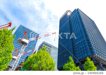高層ビルの建設現場 高層ビルの建設現場 140468160