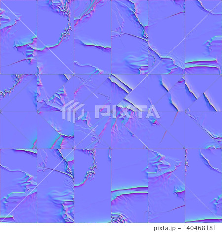 Mixed Geometric and Organic Normal Map Texture Mixed Geometric and Organic Normal Map Texture 140468181