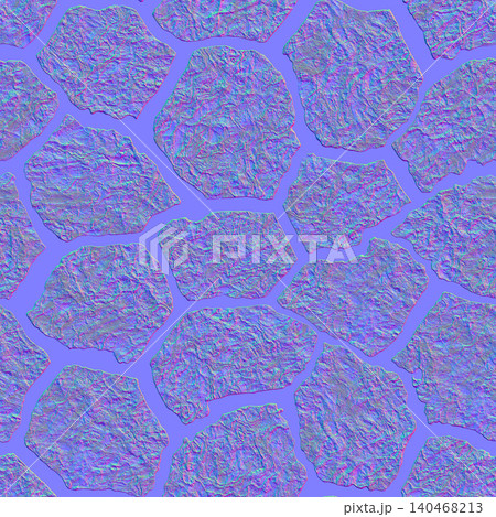 Textured Rock Block Paving Normal Map Textured Rock Block Paving Normal Map 140468213