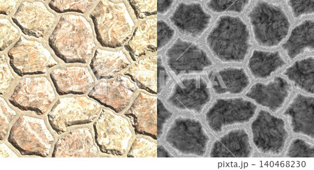 Paving Stone Texture and Displacement Map Collection Paving Stone Texture and Displacement Map Collection 140468230
