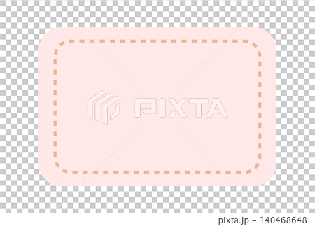 Pastel-colored dashed frame 140468648