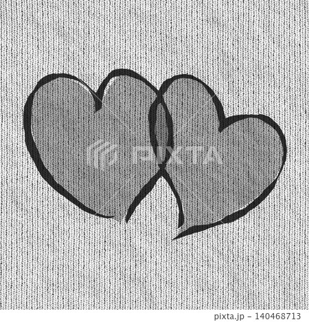 Love T-Shirt Pattern Alpha Mask Texture Seamless 140468713