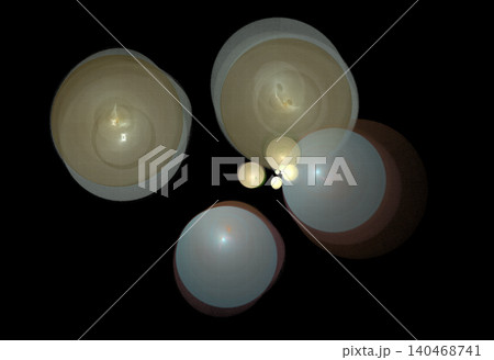 Crazy mystical coloured light effects. Incredible combinations of abstract light lines 140468741