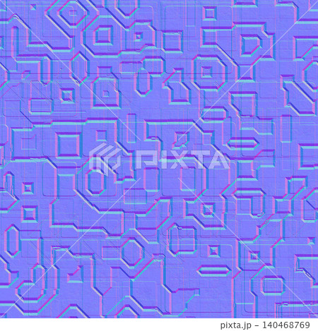 Futuristic Tech Greeble Normal Map Futuristic Tech Greeble Normal Map 140468769