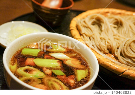 温かいつけ汁で味わう鴨南蛮蕎麦のセット 温かいつけ汁で味わう鴨南蛮蕎麦のセット 140468822