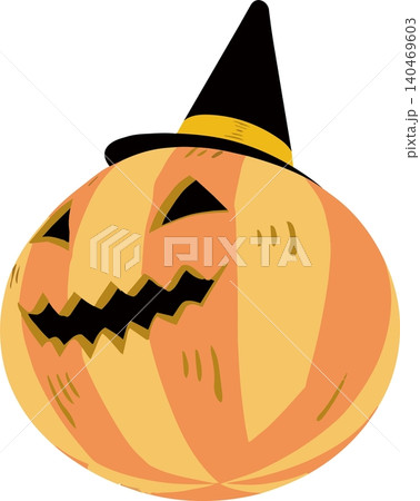 ハロウィン かぼちゃ ジャック・オー・ランタン 手描き アイコン 飾り デザイン イラスト素材 ハロウィン かぼちゃ ジャック・オー・ランタン 手描き アイコン 飾り デザイン イラスト素材 140469603