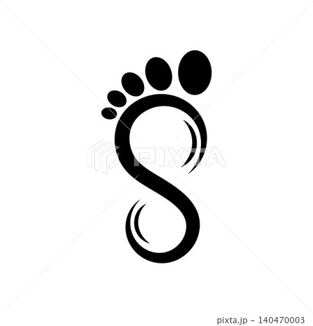 foot ilustration Logo vector Template 140470003