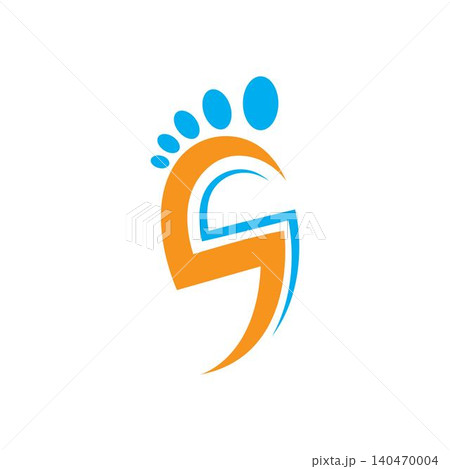 foot ilustration Logo vector Template 140470004