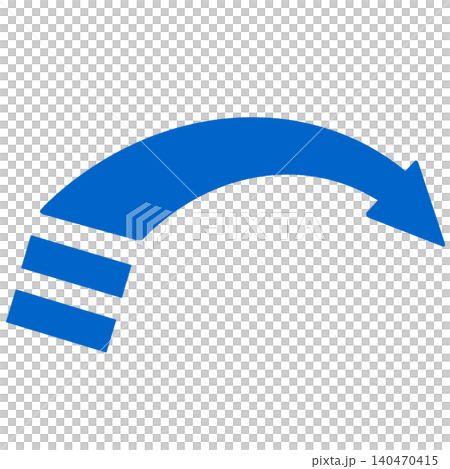 An illustration of a blue curved arrow with a diagonal line that conveys a sense of speed. An illustration of a blue curved arrow with a diagonal line that conveys a sense of speed. 140470415