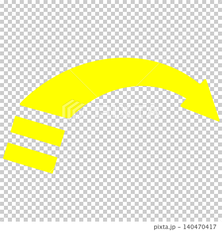 An illustration of a yellow curved arrow with a diagonal line that conveys a sense of speed. An illustration of a yellow curved arrow with a diagonal line that conveys a sense of speed. 140470417