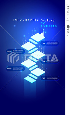 Floating Step Infographic Business Success Design Floating Step Infographic Business Success Design 140470531