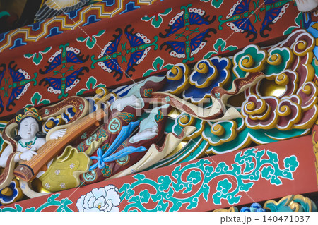 April 29 2026 Zuihoden decorative carving with celestial musician April 29 2026 Zuihoden decorative carving with celestial musician 140471037